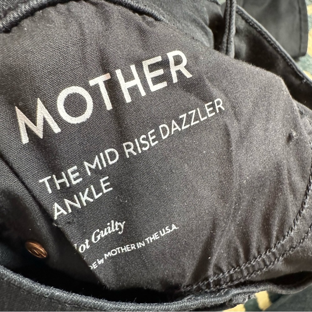 MOTHER Women's Black Jeans - Picture 4 of 14